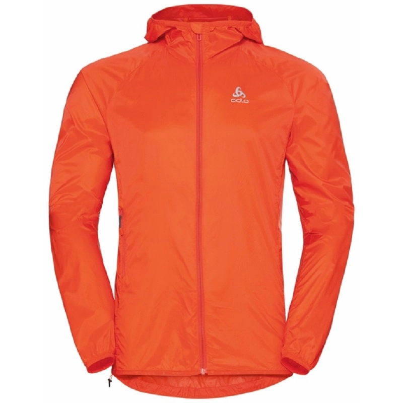 Veste Odlo Men WISP Windproof Mandarin Red