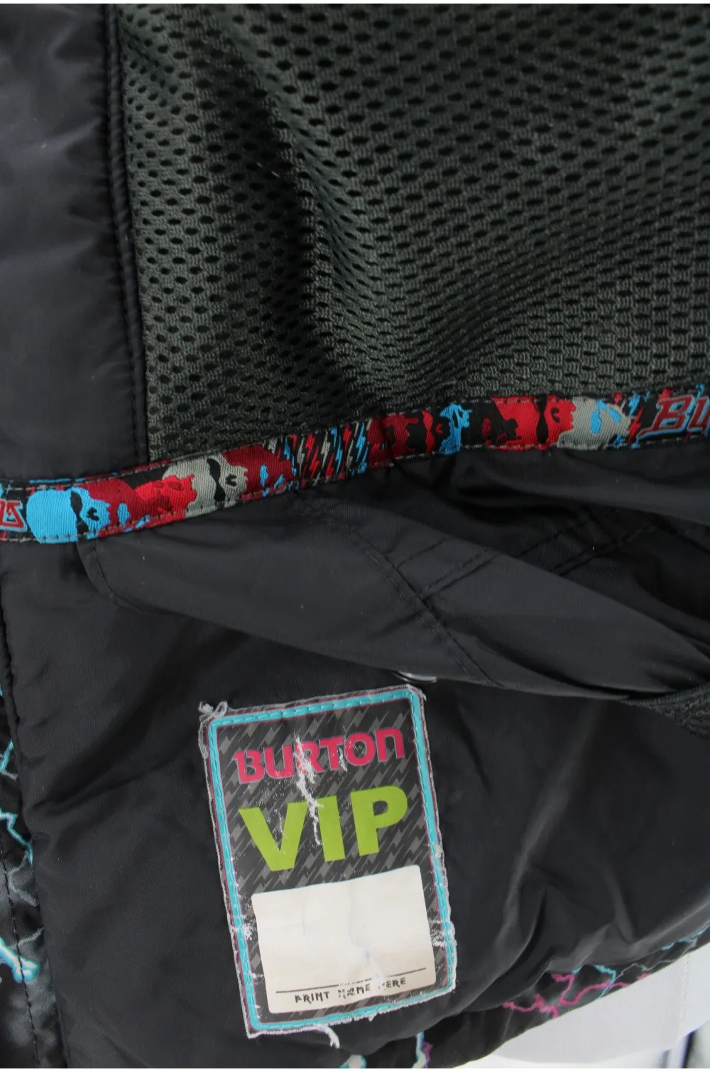 veste snowboard Burton Dryride / Vêtement d'occasion vintage friperie